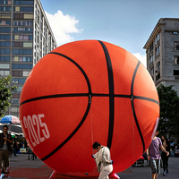 Ballon de basket gonflable publicitaire avec logo personnalisé
