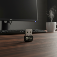 Adaptateur USB BT5.4 externe pour PC, haut-parleur, souris sans fil, clavier, récepteur audio musical, émetteur, sans pilote