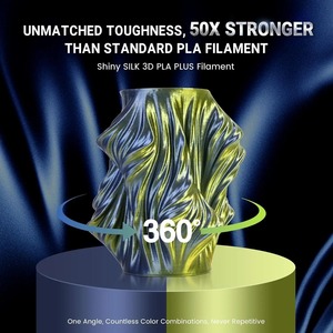 Filament d'imprimante 3D SUNLU SILK double et triple couleur 5KG 1kg/rouleau 1,75 mm Précision dimensionnelle +/- 0,02 mm 2,2 LBS (1KG) - Product Image 3
