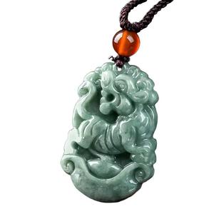 Colgante <span class=keywords><strong>de</strong></span> <span class=keywords><strong>Jade</strong></span>íta Natural Pulida al por Mayor, Amuleto <span class=keywords><strong>de</strong></span> Buena Suerte, Collar <span class=keywords><strong>de</strong></span> <span class=keywords><strong>Jade</strong></span>íta con los 12 Signos del Zodiaco Chino, Joyería <span class=keywords><strong>para</strong></span> Hombres y Mujeres - Product Image 2