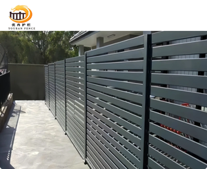 Panneau de clôture en aluminium de vente chaude cadre de décoration de clôture de <span class=keywords><strong>jardin</strong></span> élégant panneau de treillis et de porte en métal de qualité supérieure - Product Image 6