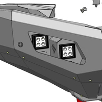Nouveau pare-chocs avant en acier 4x4 tout-terrain Unity pour Hilux Revo 2021+