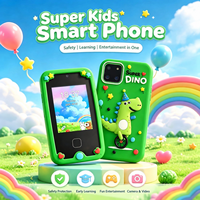 Mini Telefono Cellulare con Registrazione Foto e Video HD, Fotocamera, Schermo Touch, Smartphone Educativo Multifunzionale per Bambini