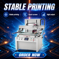 Máquina de Serigrafía Eléctrica Semiautomática Nueva para Cubiertas de Plástico, Cartón y Papel, 1 Color, de Alta Velocidad y Cama Plana