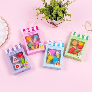 Bán Buôn Trường Trẻ Em Phim Hoạt Hình Kawaii Thiết Kế Mới Nhất Thực Phẩm Tráng Miệng Tẩy - Product Image 1