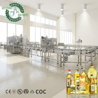 Ligne de remplissage d'huile entièrement automatique Blow-Fill-Seal 3000-25000BPH pour huile de cuisson d'arachide et de maïs, avec étiquetage et codage des bouteilles et des bidons