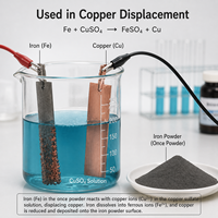 Poudre de fer réduit 99,9 % 100 Mesh pour la cimentation du cuivre et l'électrolyse