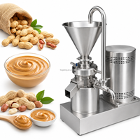 Elektrische Colloïdmolen Bloemmolen Saus Maalmachine Pindakaas Sesampasta Notenboter Sojabonen Fruit Bonen Voedselverwerking