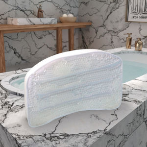 Bantal Mandi Berisi <span class=keywords><strong>Gel</strong></span> Lembut Bak Mandi/Bak Mandi Air Panas/Bantal Mandi Spa dengan Tiga Cangkir Isap - Product Image 1