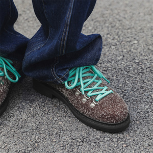 High-quality leather <b>boots</b> for <b>men</b> in large <b>size</b> 38-46made of wool leather stylish and classic <b>men's</b> shoes from a renowned brand - Product Image 6