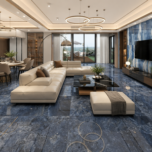 Carreaux de sol <span class=keywords><strong>en</strong></span> porcelaine brillante effet marbre, grand format, couleur unie, antidérapants, de luxe haut de gamme, 750x1500mm - Product Image 3