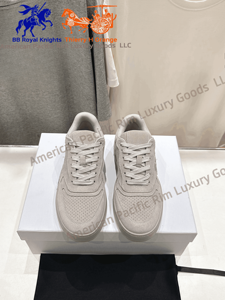 Chaussures de marche rétro unisexes blanches avec empeigne en cuir épais et plat, respirantes, rehaussées pour l'été, pour couples, style Celine - Product Image 4