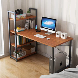 Escritorio de Computadora Simple con Estantería para <span class=keywords><strong>Oficina</strong></span> en Casa, Dormitorio y Habitación de Estudiantes, Escritorio para Alquilar - Product Image 1