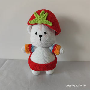 Nueva llegada Amigurumi DIY estilo ganchillo muñeca <span class=keywords><strong>de</strong></span> Navidad personalizable ODM <span class=keywords><strong>muñeco</strong></span> <span class=keywords><strong>de</strong></span> <span class=keywords><strong>nieve</strong></span> Reno juguete hecho <span class=keywords><strong>de</strong></span> tela <span class=keywords><strong>de</strong></span> algodón - Product Image 3
