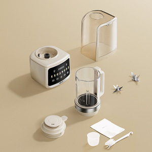 Mixeur haute vitesse Little Bear 1500ml, contrôle électronique, multifonctionnel, pour la préparation du lait de soja - Product Image 5