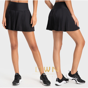 สายรัดเอวแบบยืดหยุ่นกระโปรงกอล์ฟแบบจีบระบายความร้อนด้วยน้ำวัสดุสแปนเด็กซ์ป้องกันแสงสะท้อน - Product Image 3