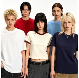 Camiseta Premium para Hombre, 100% Algodón, Lisa, 240 Gramos, Tejido de Punto, Estilo Chino, Corte Holgado, Cómoda, Suave y Versátil - Product Image 4