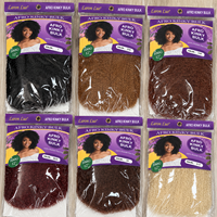 Cheveux synthétiques en vrac pour tresses afro torsadées Ghana Curl de 12 pouces, 100g, extensions de dreadlocks, vente en gros