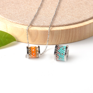 Perles de rocaille <span class=keywords><strong>Miyuki</strong></span> de haute qualité en gros, breloques en métal, pendentifs pour la fabrication de bijoux - Product Image 3