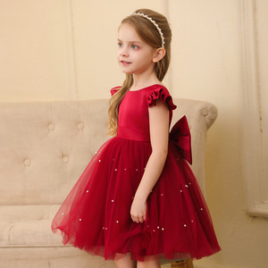 Robe de princesse pour filles, modèle professionnel, vente en gros d'usine, jupe moelleuse personnalisée, collection été 2026, robe de mariée pour enfants - Product Image 1