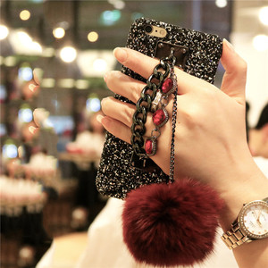 Ốp Điện Thoại <span class=keywords><strong>iPhone</strong></span> 11 Pro Max XSMAX XR <span class=keywords><strong>6</strong></span> 7 8 Plus, Vỏ Dây Đeo Dạng Xích, Đính Đá Kim Cương Lấp Lánh, Sang Trọng - Product Image 2