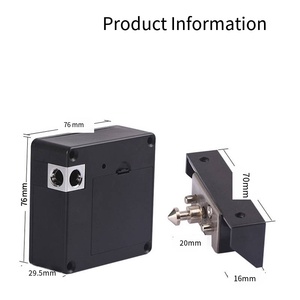 Bảo mật cao Mini nội thất tủ khóa thông minh truy cập điện tử thông qua ttlock/tuya ứng dụng với dữ liệu thẻ nhớ ổ khóa thông minh - Product Image 2