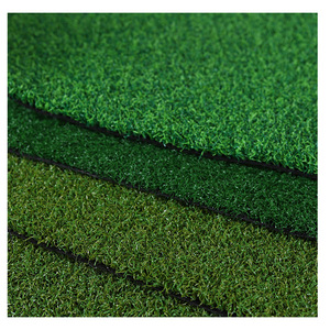 หญ้าเทียมสีเขียว 18 กก. ความหนาแน่นสูง พรมปูพื้นสนามกีฬากลางแจ้ง วัสดุ PEPP - Product Image 5