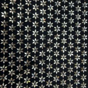 Нейлоновая ткань с добавлением спандекса, эластичная в 4 направлениях, с дизайном из страз и роскошными камнями - Product Image 1