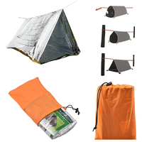 Tente de premiers soins jetable chaude et froide pour l'extérieur Tente de premiers soins de survie en plein air avec film d'aluminium PE portable