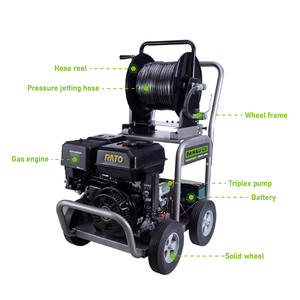 DANAU DCQ-26/21ST Hidrolimpiadora essence haute pression <span class=keywords><strong>tuyau</strong></span> de vidange égout nettoyant voiture <span class=keywords><strong>Machine</strong></span> <span class=keywords><strong>à</strong></span> <span class=keywords><strong>laver</strong></span> Jetter d'eau - Product Image 2