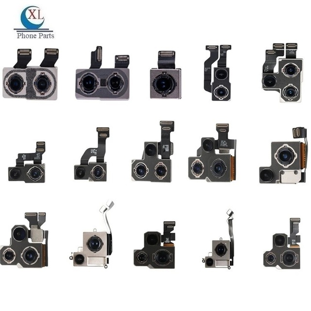 Rear Camera for iPhone X XS Max XR 11 Pro 12 Mini 13 Pro 14 Plus Flex Cable Connector Replacement Part Back Camera