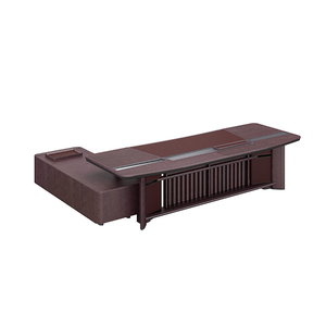 Scrivania Professionale di Lusso per Ufficio, Nuovo Stile Cinese, Tavolo da Calligrafia in Legno Massello - Product Image 5