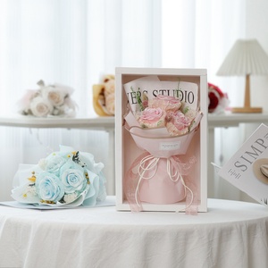 Bouquet de fleurs séchées d'herbe Every Love pampa avec une idée de cadeau pour son été, décoration de maison, meilleurs amis, cadeau longue durée - Product Image 1