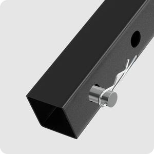 2024 porte-œillets de drapeau de fenêtre de voiture en plein air petits anneaux rotatifs en plume <span class=keywords><strong>d</strong></span>'aluminium 2.5 accessoires de pièces de remorque de bâton en acier - Product Image 3