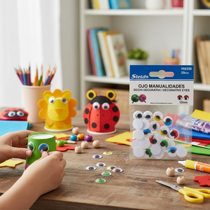 20 pezzi colorati 12mm occhi decorativi per l'artigianato e progetti fai da te - Product Image 3