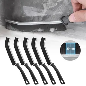 Cepillo de microfibra para inodoro WC, herramientas de limpieza para rincones y juntas finas, esponja de limpieza para azulejos de cocina y baño, plástico PP - Product Image 1