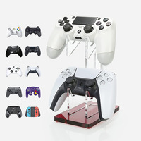 Support d'affichage pour manette PlayStation en lucite, support de console de jeu en acrylique, support de manette de jeu en acrylique