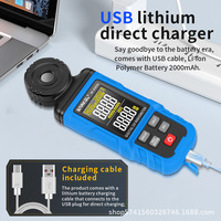 Compteur d'éclairement de lampe de stérilisation par rayonnement UV de haute précision pour instrument de test pour la détection de lumière du soleil UVA UVB UVC