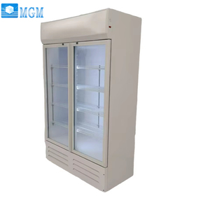 Réfrigérateur de présentation commercial à porte vitrée simple, réfrigérateur à bière, congélateur de présentation à porte vitrée, congélateur vertical à porte vitrée - Product Image 1