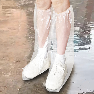 Fundas desechables impermeables para zapatos, fundas largas y gruesas para días lluviosos, fundas para botas, fundas para pies para rafting al aire libre, fundas para botas - Product Image 3