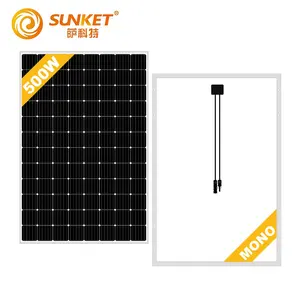 Einzelnen solar panel 500w monokristalline panel solar 400 w 450w 500watt solarzelle mono preis in Niederlande