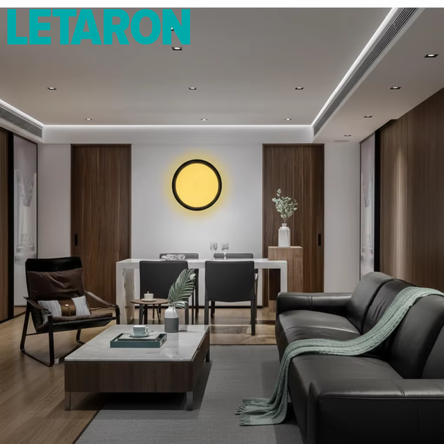 Modern Ultra Thin Dimmable Switch Control Aluminum Smart Surface Mount White Indoor LED Ceiling Light