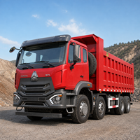 Самосвал Sinotruk Howo 8x4 б/у, дизельный, Евро-2, с двигателем Weichai, левым рулем, коробкой передач FAST, 351-450 л.с., общая масса 10-15 т, тяжелый грузовик