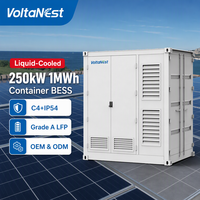 VoltaNest 250kW 1000kWh Hybrid Liquid-Cooled Containerized BESS Pasokan Pabrik OEM untuk Penyimpanan Energi Utilitas