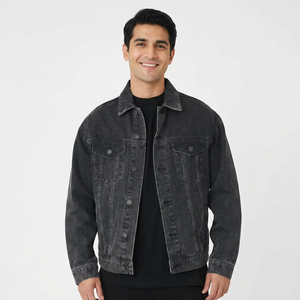 Conception personnalisée Veste d'hiver Sun Faded Distressed Denim Hommes Vintage Streetwear Patchwork Acid Wash Fashion Bulk Vestes en gros - Product Image 1