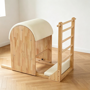 Escalera de Pilates de Madera de Roble, Ajustable, para Yoga, Estiramiento, Ejercicios, Gimnasio, Estudio de Pilates, Venta Directa de Fábrica - Product Image 2