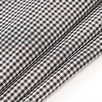 Pantalon d'uniforme scolaire pour garçons à carreaux noirs et blancs, doublure, tissu brocart résistant à l'abrasion, poids lourd, tout polyester/coton, poches
