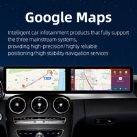 Autoradio Multimédia Écran de Navigation 25,6 Pouces Octa-Core CarPlay pour Mercedes Classe C W205 GLC X253 2011-2022