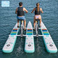 Bateau flottant plat de style SUP à deux places, cadre en aluminium, PVC double couche, pour la mer, rangement facile, de Chine, Lumark