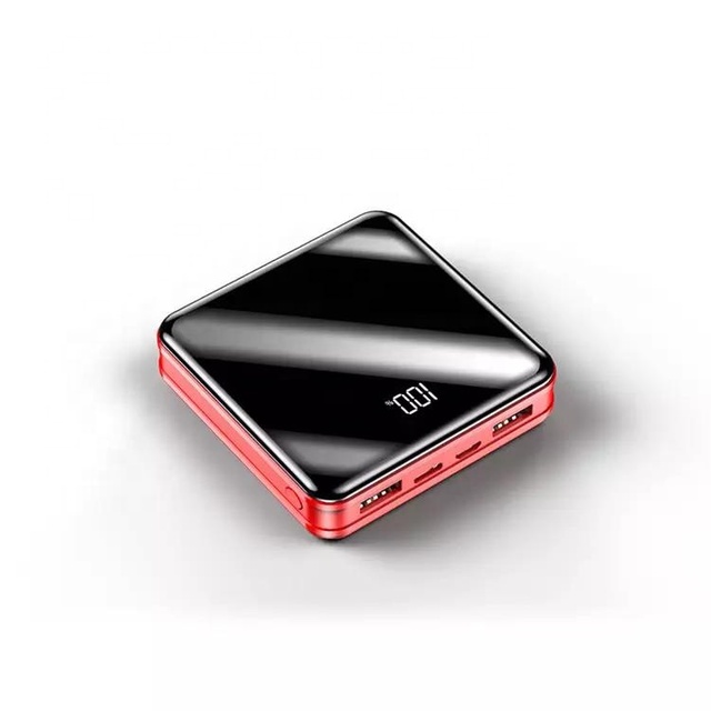 Best Selling Unique Trending Technology 10000mAh Number Display Products Sharing Portable Square Shape Mini Powerbank